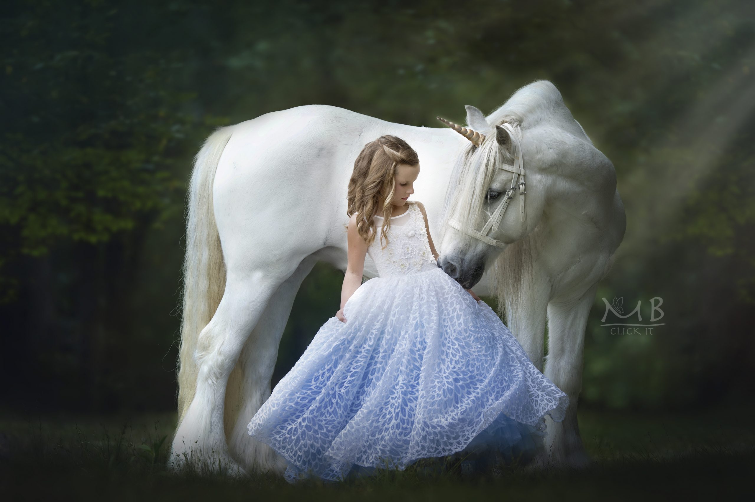 dress for unicorn photo shoot